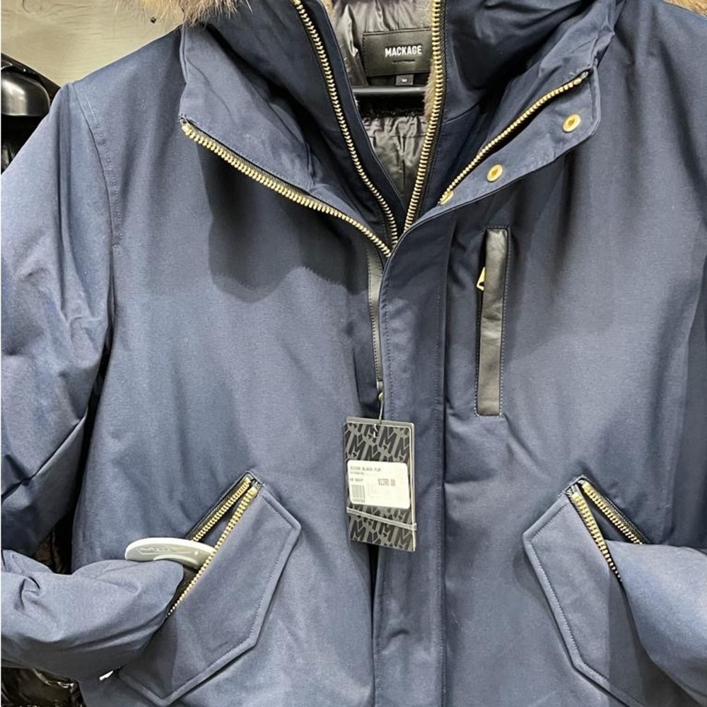 Mackage Men's Navy Jacket